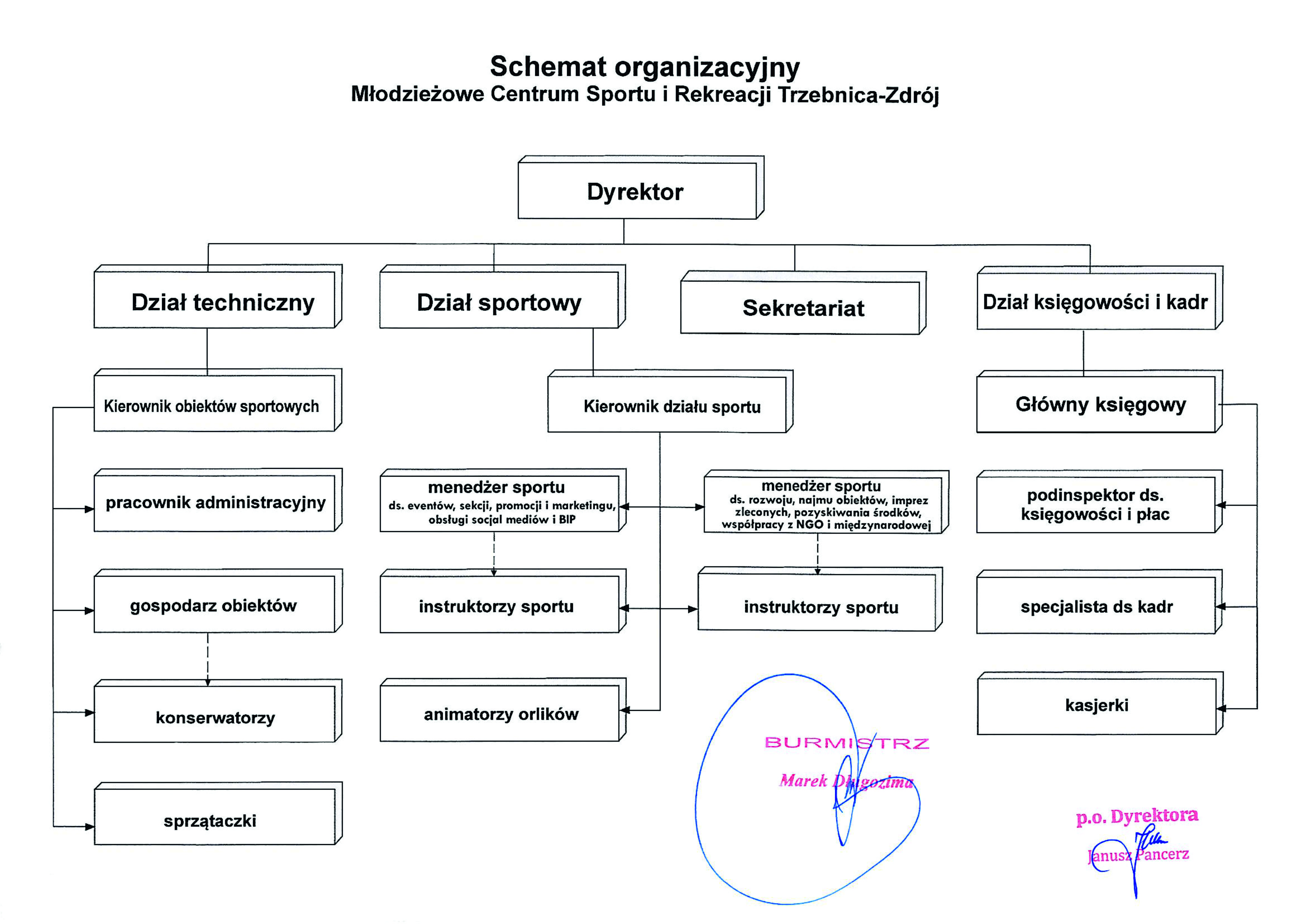 Struktura organizacyjna MCS 